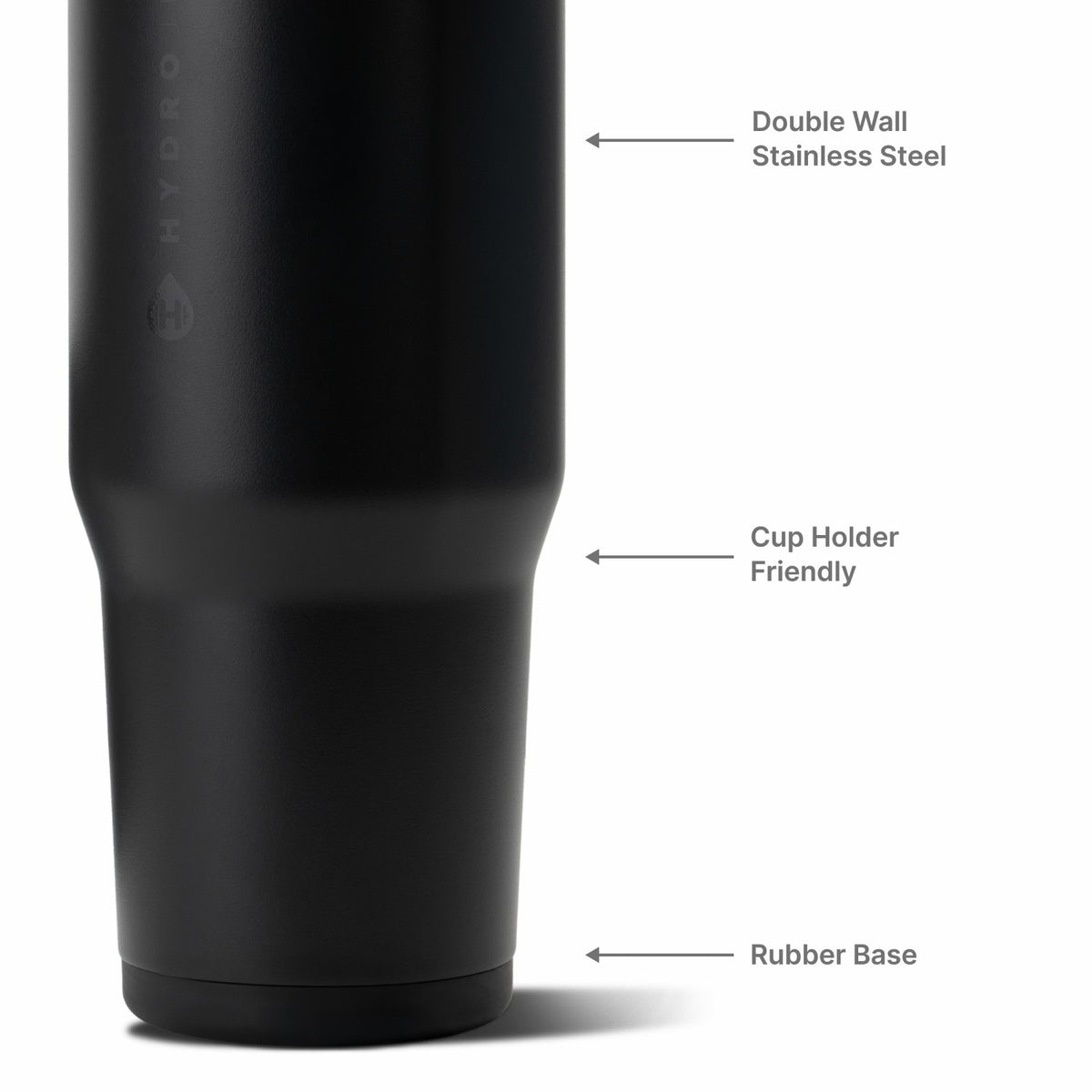 HYDROJUG Value | HydroJug Ease2o 40oz - Dual-Function Water Bottle with Straw & Chug Spout – Black