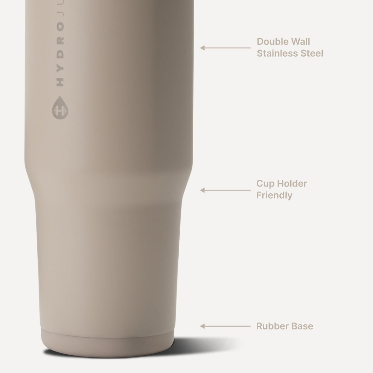 HYDROJUG Classic | HydroJug Ease2o 32oz - Compact Water Bottle with Straw & Chug Spout – Dune
