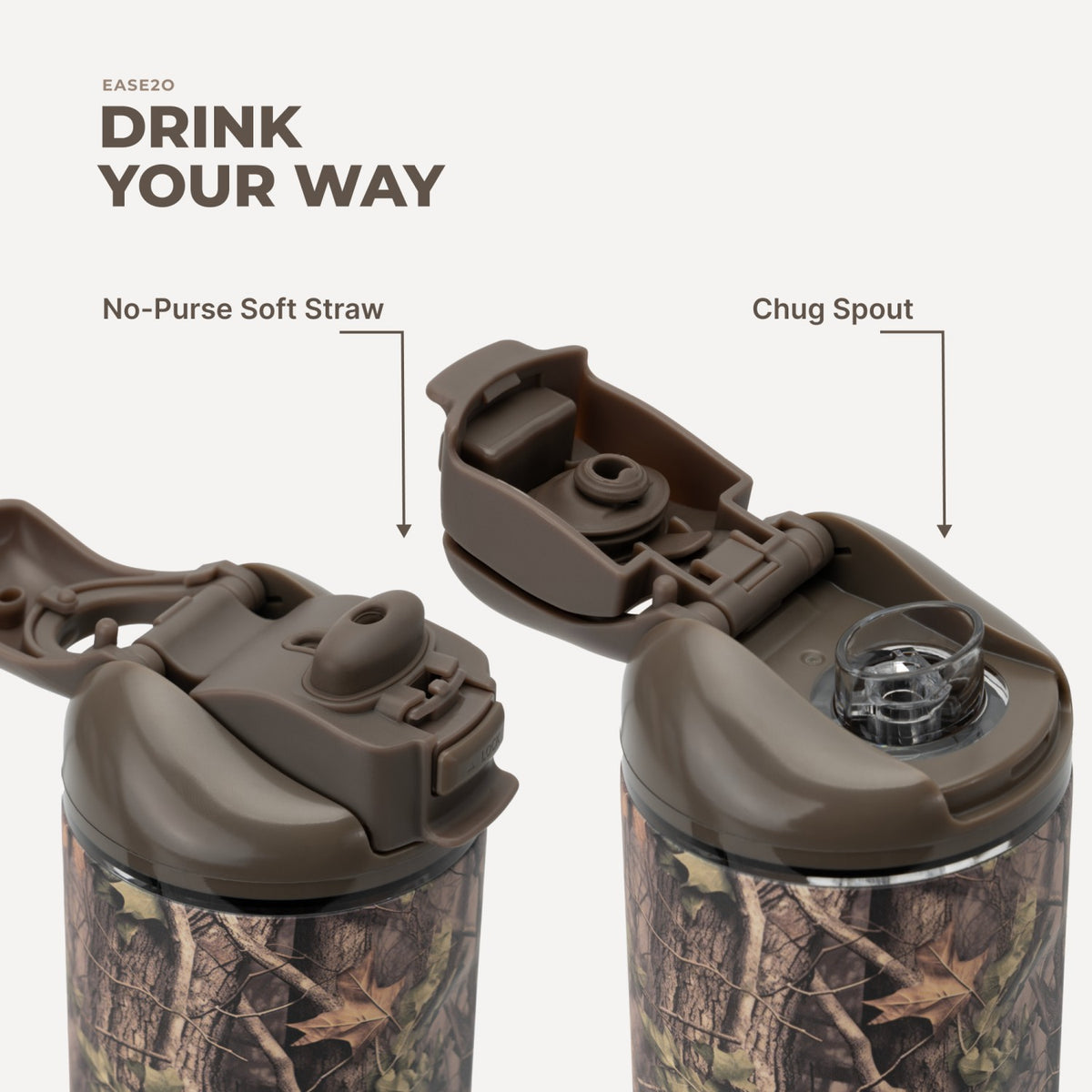 HYDROJUG Sale | HydroJug Ease2o 32oz - Compact Water Bottle with Straw & Chug Spout – Woodland