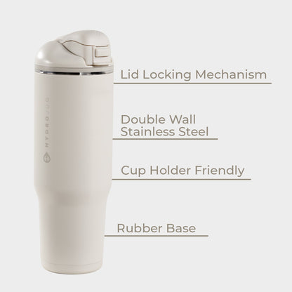 HYDROJUG Customer Favorite | HydroJug Ease2o 32oz - Compact Water Bottle with Straw & Chug Spout – Linen