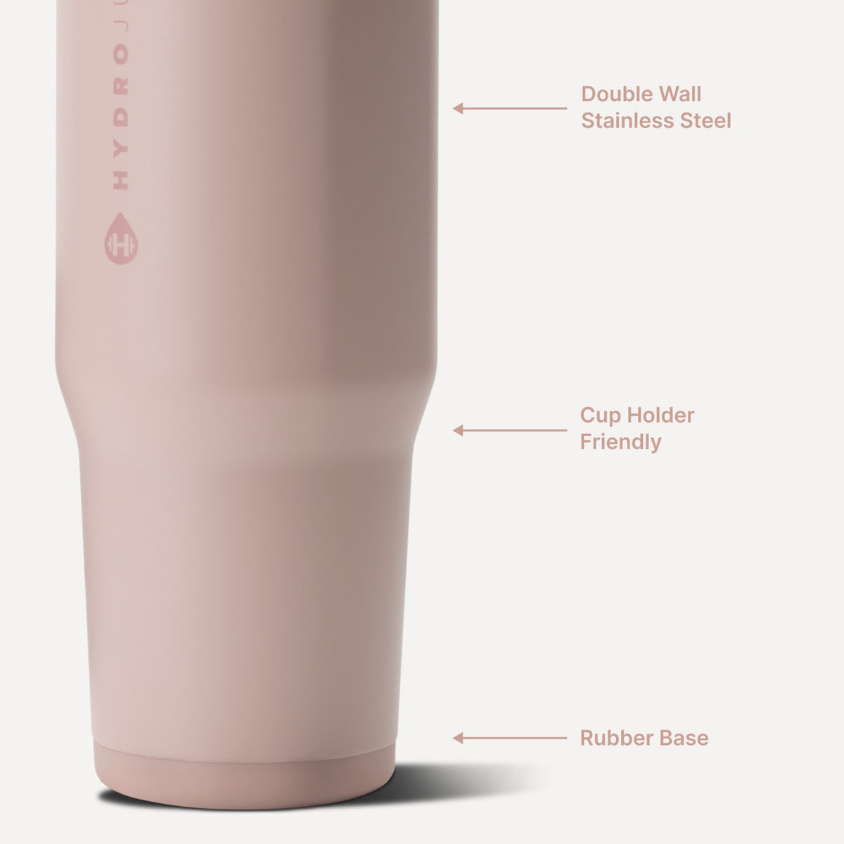 HYDROJUG Essential | HydroJug Ease2o 32oz - Compact Water Bottle with Straw & Chug Spout – Dusty Rose