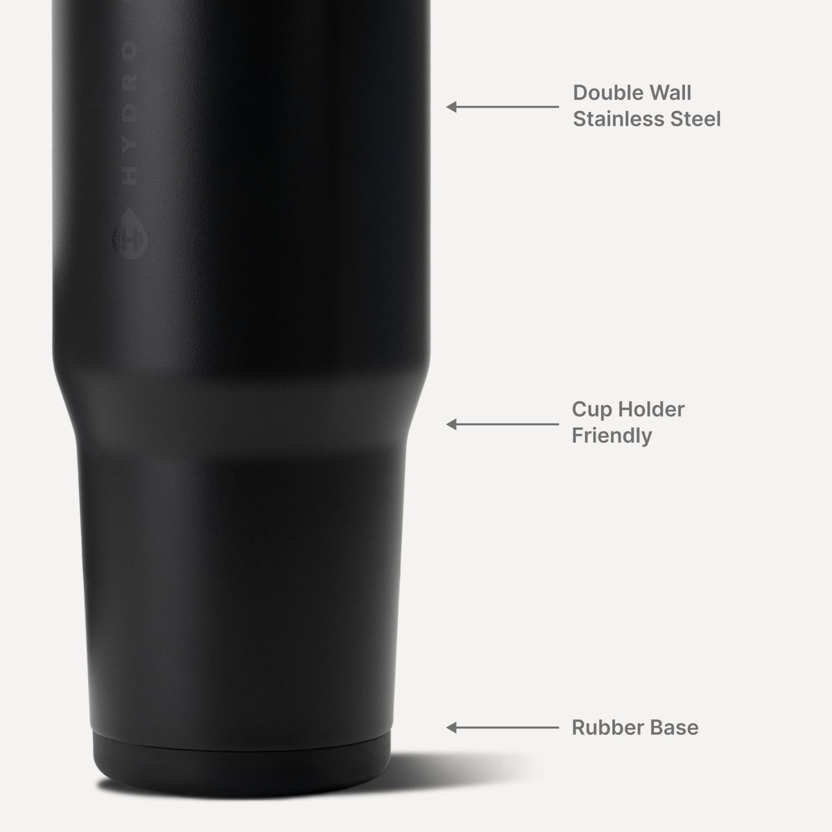 HYDROJUG New | HydroJug Ease2o 32oz - Compact Water Bottle with Straw & Chug Spout – Black