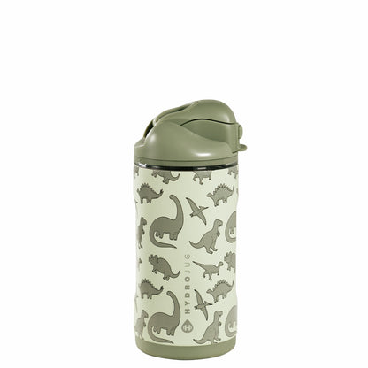 HYDROJUG Everyday | HydroJug Ease2o 14oz - Leakproof 2-in-1 Kids Water Bottle with Straw & Chug Spout – Dinosaur
