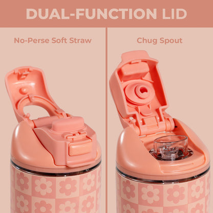HYDROJUG Special Offer | HydroJug Ease2o 14oz - Leakproof 2-in-1 Kids Water Bottle, Straw & Chug Spout – Daisy Checkers