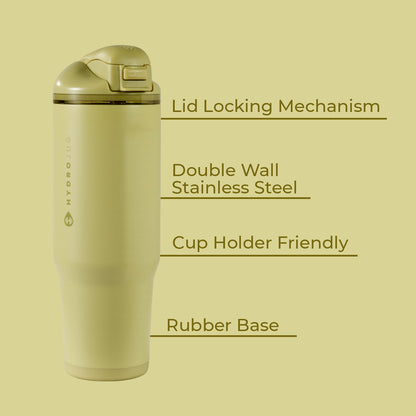 HYDROJUG Quality | HydroJug Ease2o 32oz - Compact Water Bottle with Straw & Chug Spout – Olive