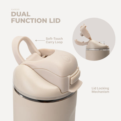 HYDROJUG Value | HydroJug Ease2o 24oz - 2-in-1 Water Bottle with Soft Straw & Chug Spout – Dune