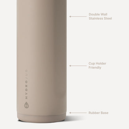 HYDROJUG Value | HydroJug Ease2o 24oz - 2-in-1 Water Bottle with Soft Straw & Chug Spout – Dune
