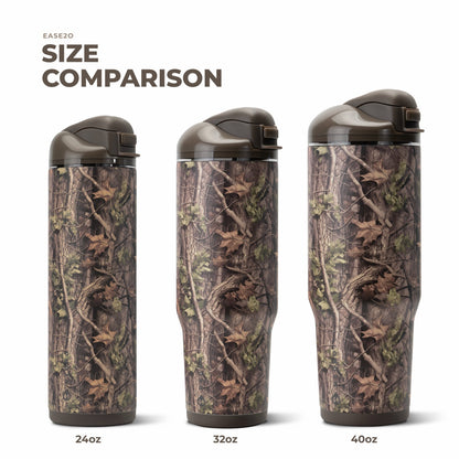 HYDROJUG Best Seller | HydroJug Ease2o 24oz - 2-in-1 Water Bottle with Soft Straw & Chug Spout – Woodland
