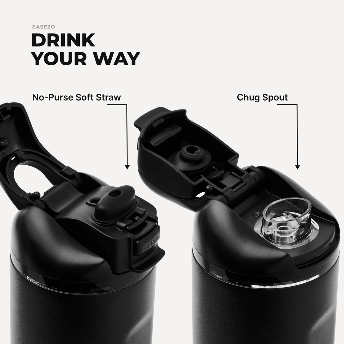 HYDROJUG Best Seller | HydroJug Ease2o 14oz - Black