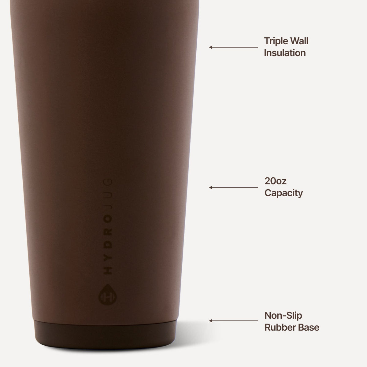 HYDROJUG Popular | HydroJug Everyday Tumbler 20oz - Chestnut