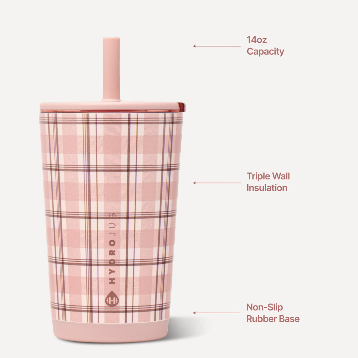 HYDROJUG Sale | HydroJug Everyday Tumbler 14oz - Pillow Talk Plaid
