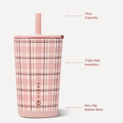 HYDROJUG Sale | HydroJug Everyday Tumbler 14oz - Pillow Talk Plaid