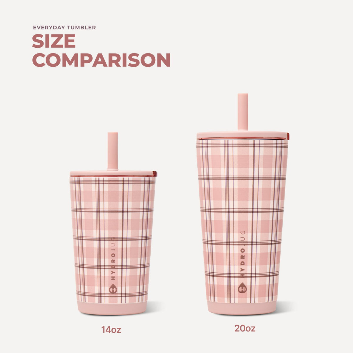 HYDROJUG Sale | HydroJug Everyday Tumbler 14oz - Pillow Talk Plaid