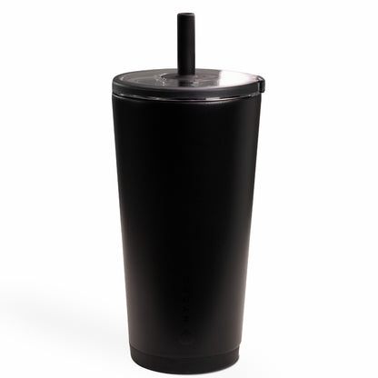 HYDROJUG Quality | HydroJug Everyday Tumbler 20oz - Ceramic-Lined Insulated Tumbler with Straw – Black