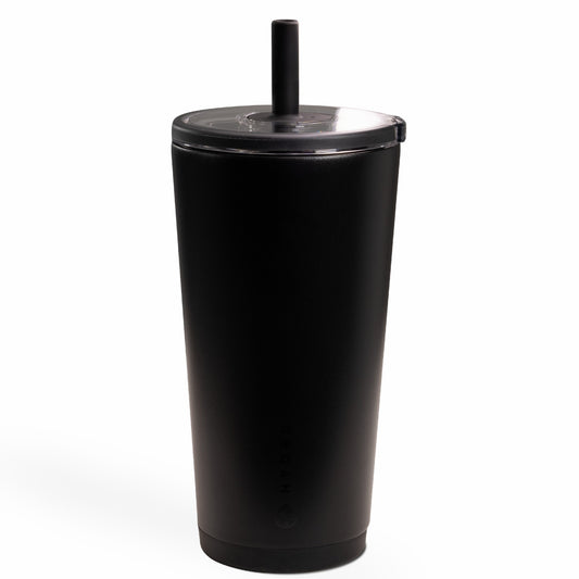 HYDROJUG Quality | HydroJug Everyday Tumbler 20oz - Ceramic-Lined Insulated Tumbler with Straw – Black