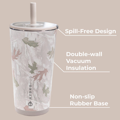 HYDROJUG Everyday | HydroJug Everyday Tumbler 20oz - Ceramic-Lined Insulated Tumbler with Straw – Camo