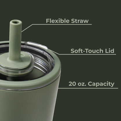 HYDROJUG Hot Sale | HydroJug Everyday Tumbler 20oz - Ceramic-Lined Insulated Tumbler with Straw – Courtyard