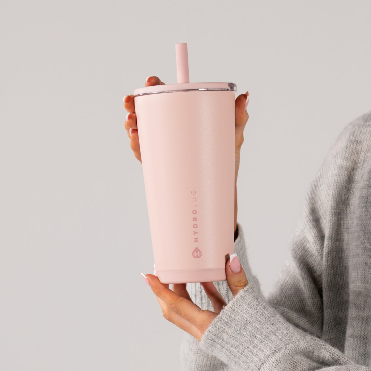 HYDROJUG Everyday | HydroJug Everyday Tumbler 20oz - Ceramic-Lined Insulated Tumbler with Straw – Dusty Rose