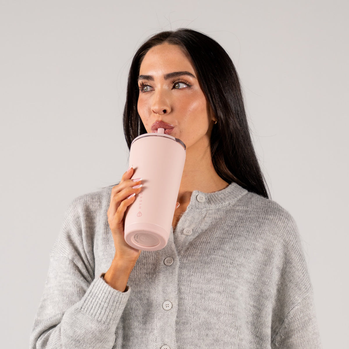 HYDROJUG Everyday | HydroJug Everyday Tumbler 20oz - Ceramic-Lined Insulated Tumbler with Straw – Dusty Rose