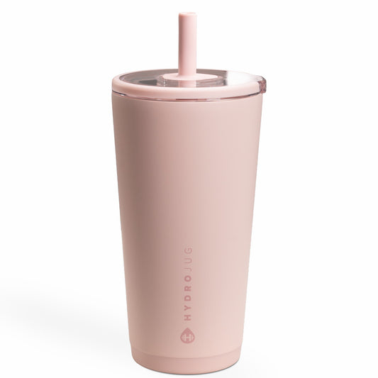 HYDROJUG Everyday | HydroJug Everyday Tumbler 20oz - Ceramic-Lined Insulated Tumbler with Straw – Dusty Rose
