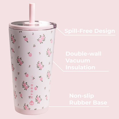HYDROJUG New | HydroJug Everyday Tumbler 20oz - Ceramic-Lined Insulated Tumbler with Straw – Wildrose