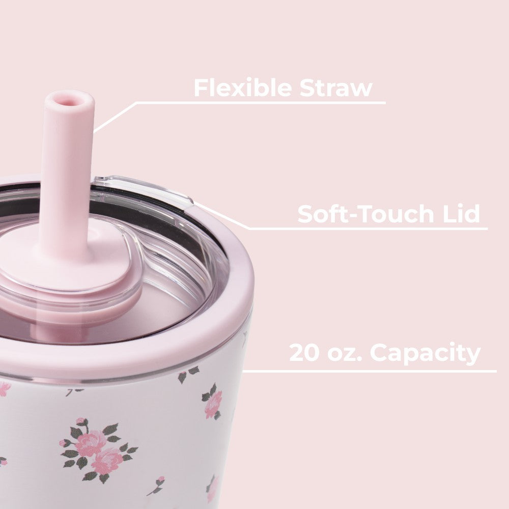 HYDROJUG New | HydroJug Everyday Tumbler 20oz - Ceramic-Lined Insulated Tumbler with Straw – Wildrose