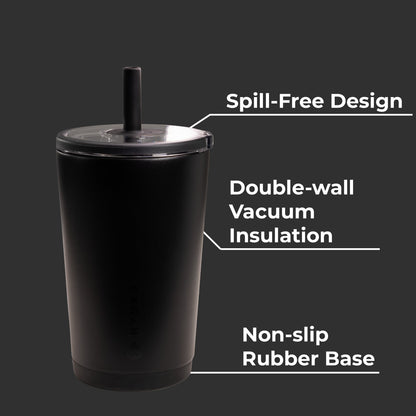 HYDROJUG Discount | HydroJug Everyday Tumbler 14oz - Ceramic-Lined Spill-Free Kids Tumbler – Black