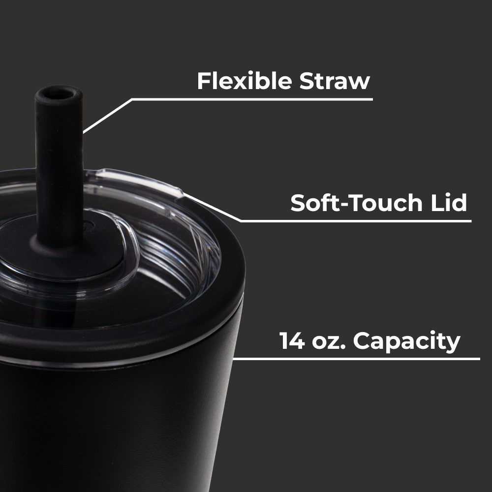 HYDROJUG Discount | HydroJug Everyday Tumbler 14oz - Ceramic-Lined Spill-Free Kids Tumbler – Black