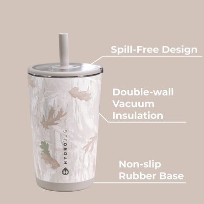 HYDROJUG Great Value | HydroJug Everyday Tumbler 14oz - Ceramic-Lined Spill-Free Kids Tumbler – Camo