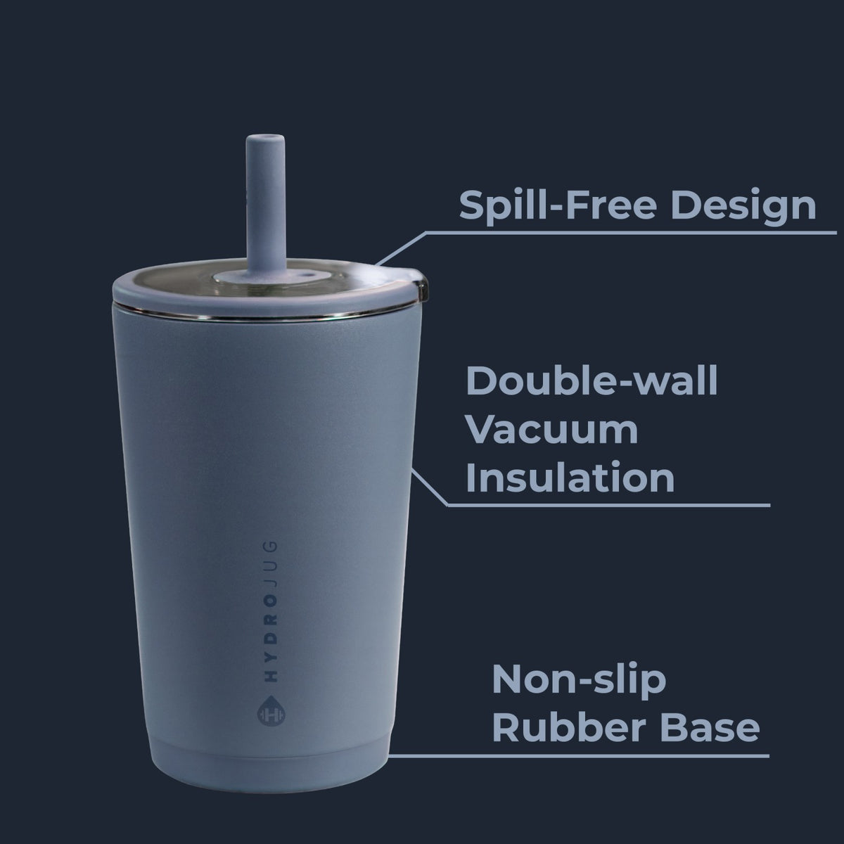 HYDROJUG Great Value | HydroJug Everyday Tumbler 14oz - Ceramic-Lined Spill-Free Kids Tumbler – Cascade