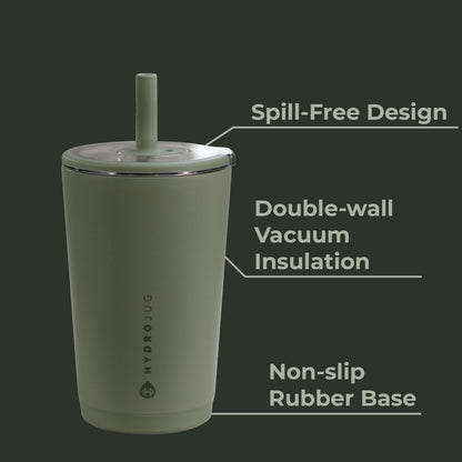 HYDROJUG Premium | HydroJug Everyday Tumbler 14oz - Ceramic-Lined Spill-Free Kids Tumbler – Courtyard