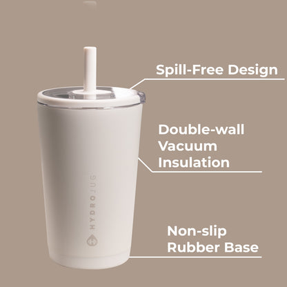 HYDROJUG Hot Sale | HydroJug Everyday Tumbler 14oz - Ceramic-Lined Spill-Free Kids Tumbler – Linen