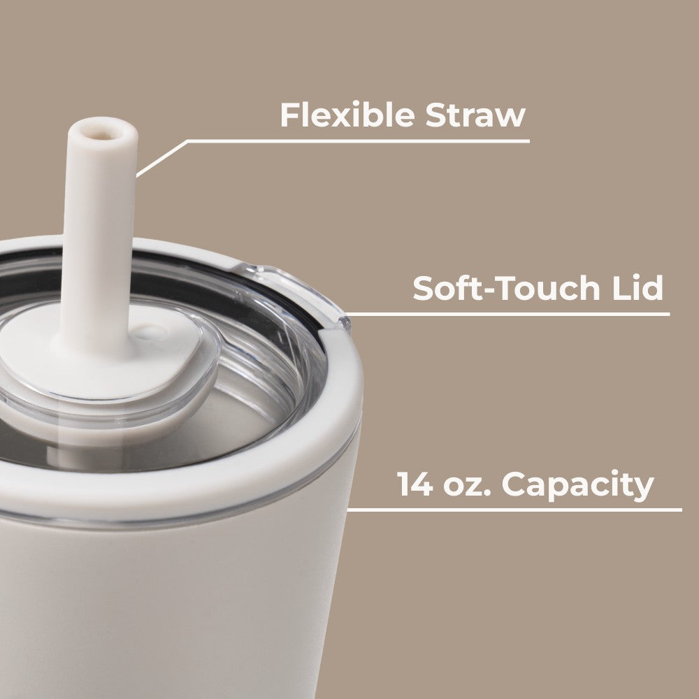 HYDROJUG Hot Sale | HydroJug Everyday Tumbler 14oz - Ceramic-Lined Spill-Free Kids Tumbler – Linen
