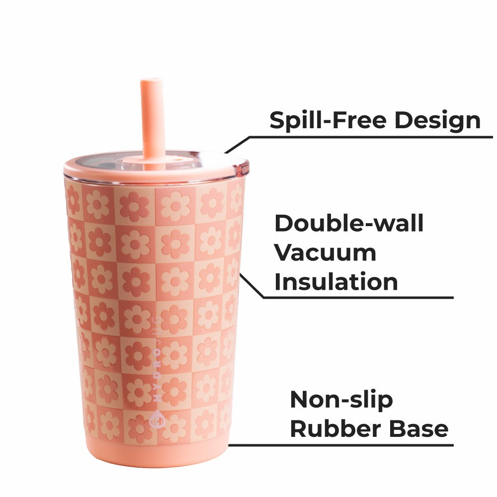 HYDROJUG Top Pick | HydroJug Everyday Tumbler 14oz - Ceramic-Lined Spill-Free Kids Tumbler – Daisy Checkers