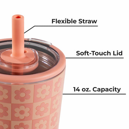 HYDROJUG Top Pick | HydroJug Everyday Tumbler 14oz - Ceramic-Lined Spill-Free Kids Tumbler – Daisy Checkers