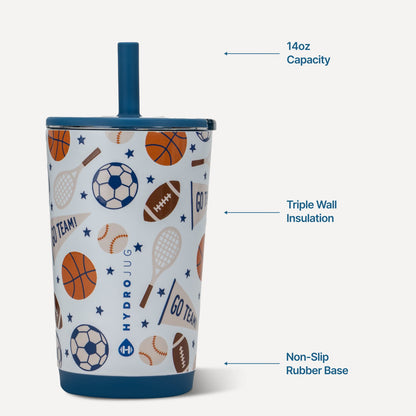 HYDROJUG Sale | HydroJug Everyday Tumbler 14oz - Ceramic-Lined Spill-Free Kids Tumbler – All-Stars