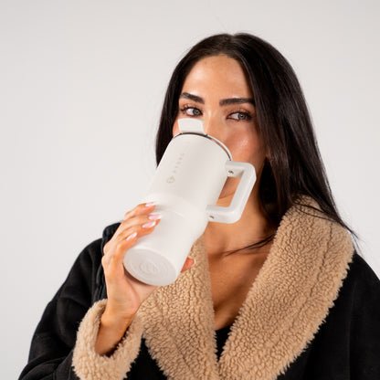 HYDROJUG Signature | HydroJug Coffee Traveler 20oz - Ceramic-Lined Insulated Travel Mug – Linen