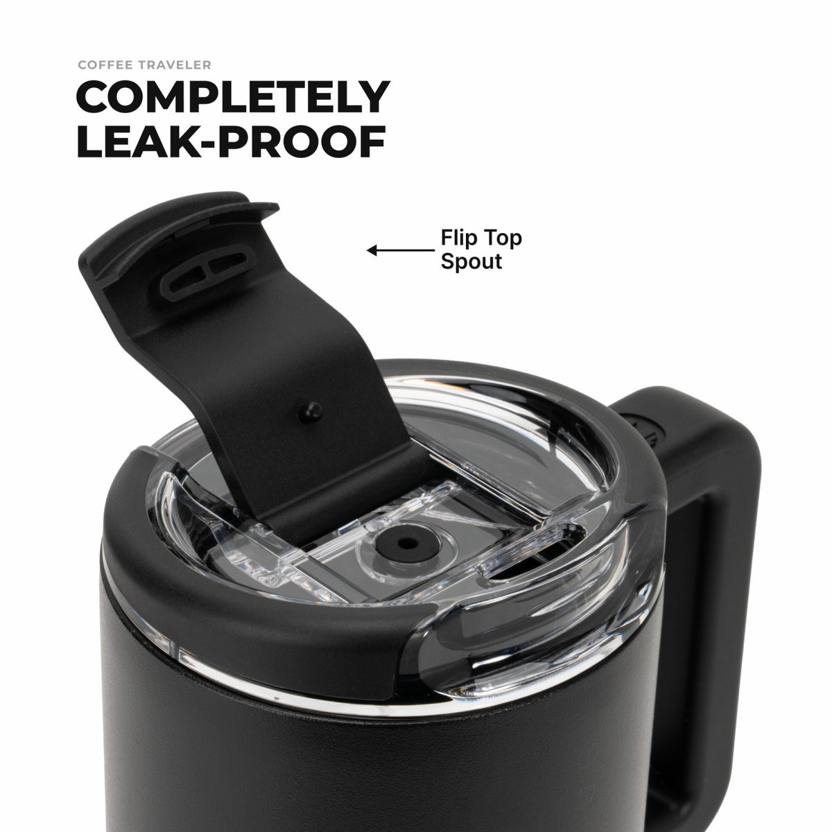HYDROJUG New | HydroJug Coffee Traveler 20oz - Ceramic-Lined Insulated Travel Mug – Black