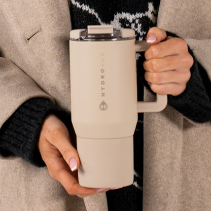 HYDROJUG Quality | HydroJug Coffee Traveler 20oz - Ceramic-Lined Insulated Travel Mug – Dune