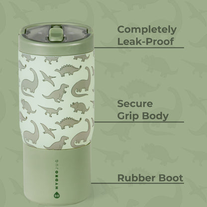 HYDROJUG Trusted | HydroJug Sport 14oz - Compact Leakproof Kids Water Bottle – Dinosaur