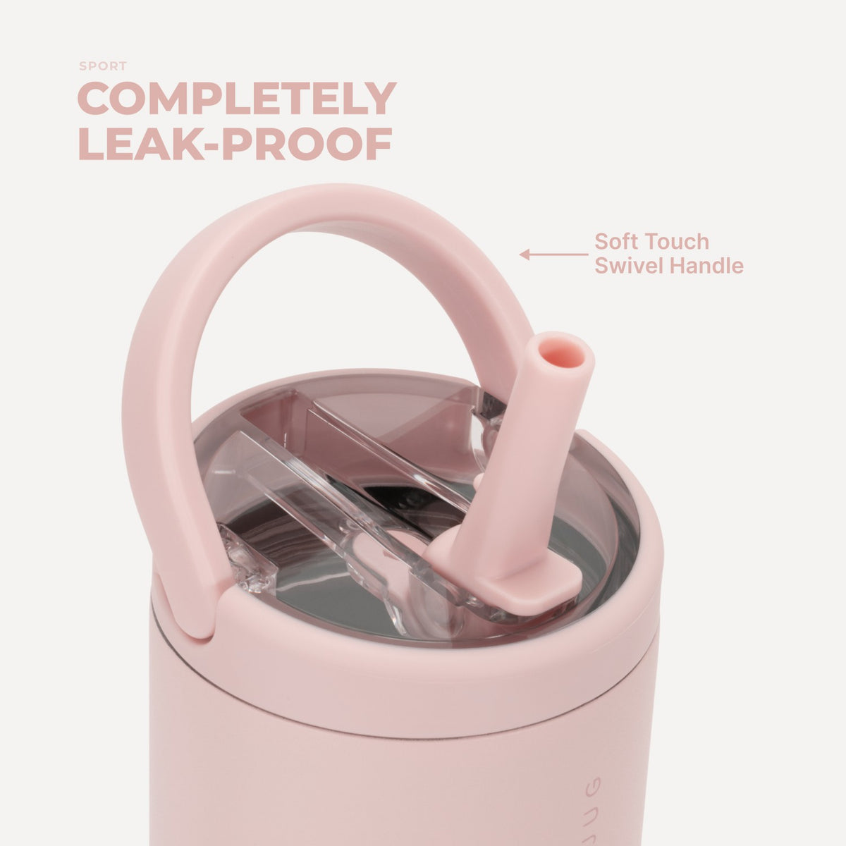 HYDROJUG Featured | HydroJug Sport 14oz - Compact Leakproof Kids Water Bottle – Dusty Rose