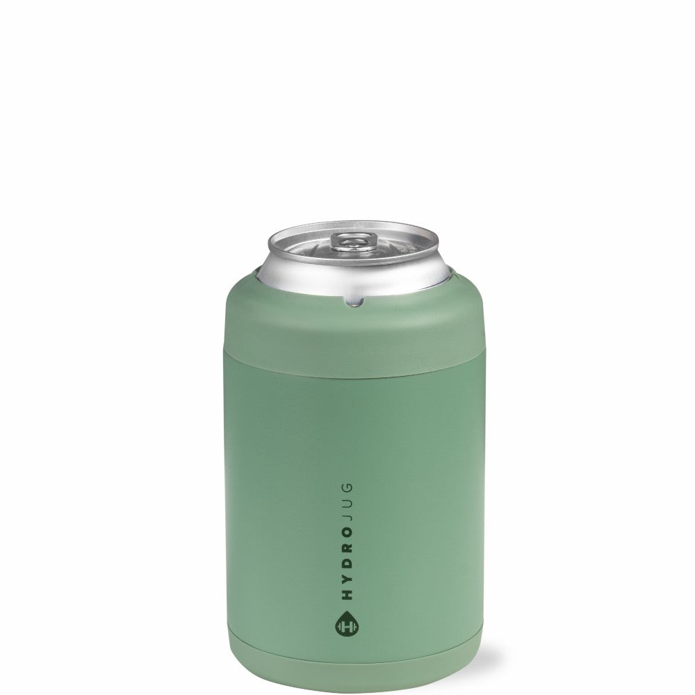 HYDROJUG Trusted | HydroJug Can Cooler 12oz - 2-in-1 Insulated Standard Can Cooler, Screw-Top Lock – Sage