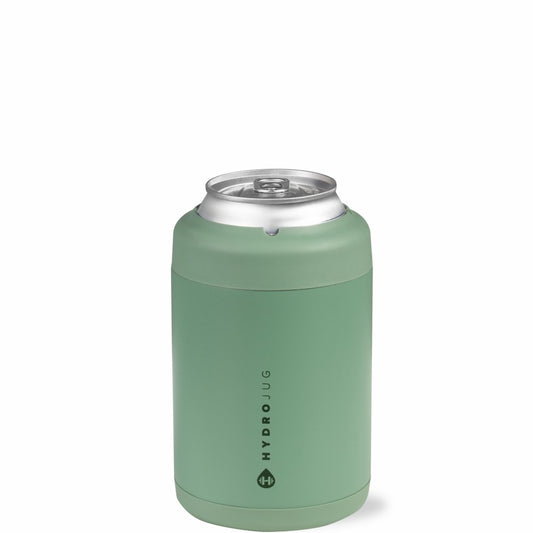 HYDROJUG Trusted | HydroJug Can Cooler 12oz - 2-in-1 Insulated Standard Can Cooler, Screw-Top Lock – Sage