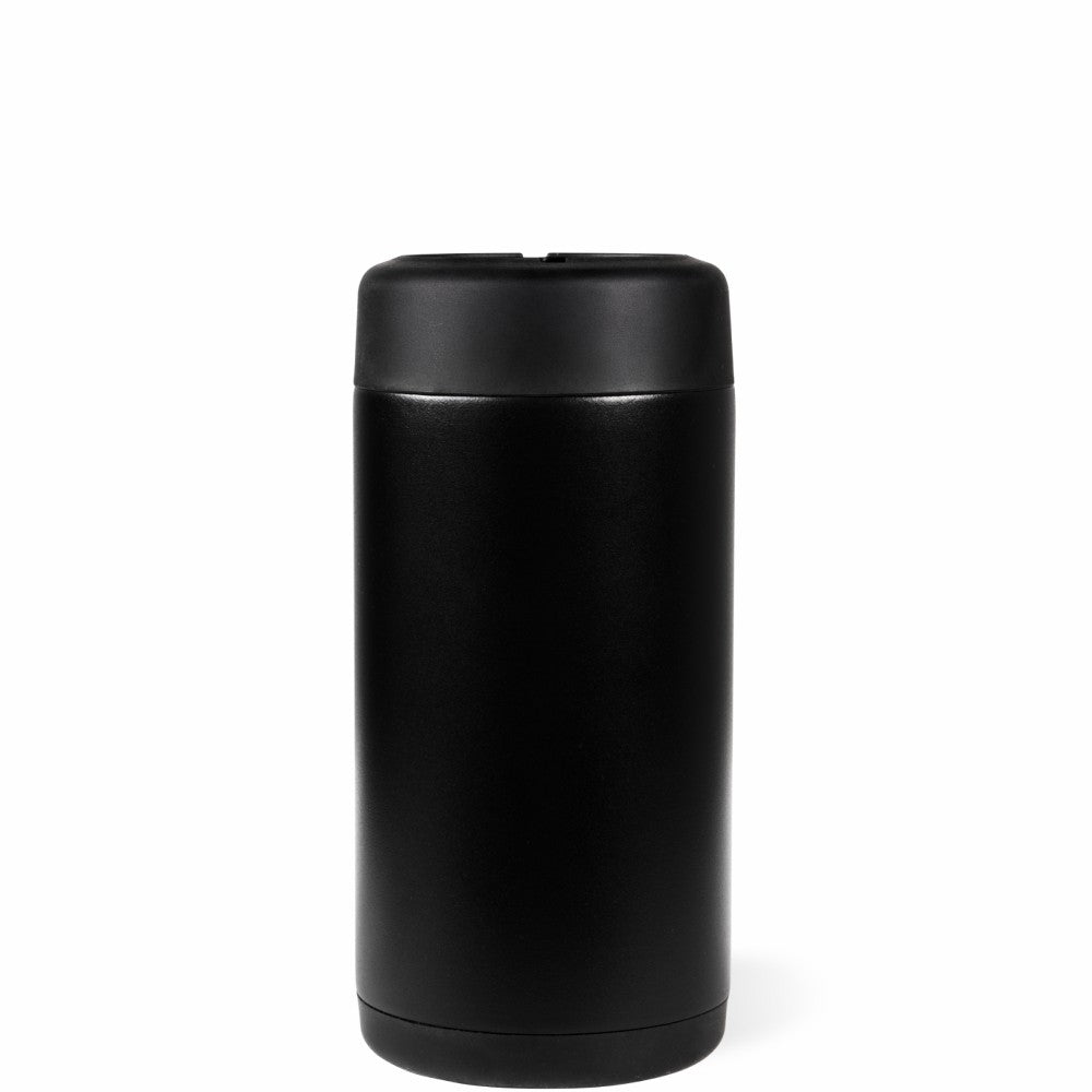HYDROJUG Essential | HydroJug Slim Can Cooler 12oz - Insulated Stainless Steel Skinny Can Holder – Black