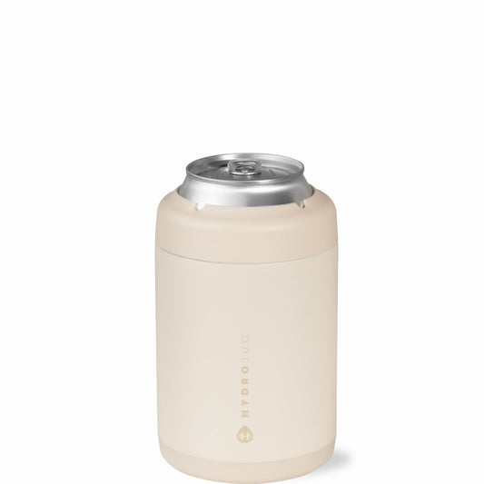 HYDROJUG Deals | HydroJug Can Cooler 12oz - 2-in-1 Insulated Standard Can Cooler, Screw-Top Lock – Cream