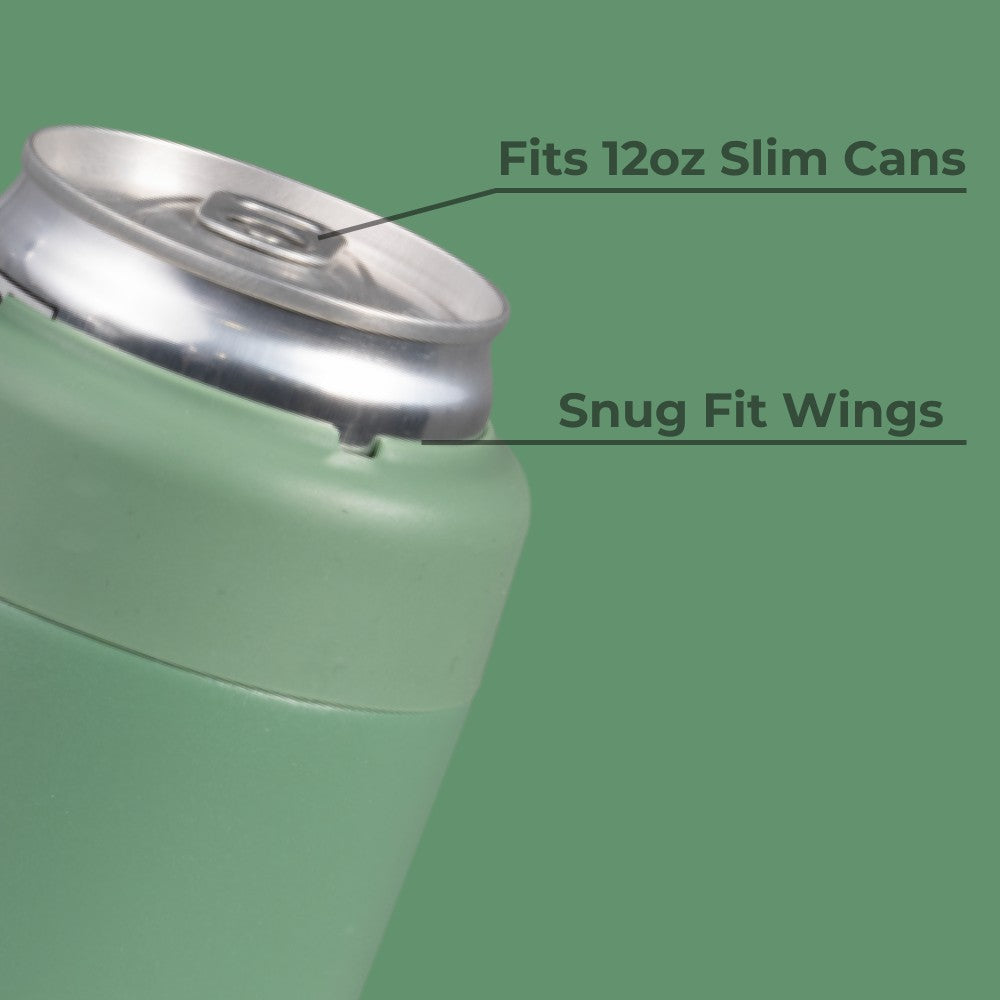 HYDROJUG Special Offer | HydroJug Slim Can Cooler 12oz - Insulated Stainless Steel Skinny Can Holder – Sage
