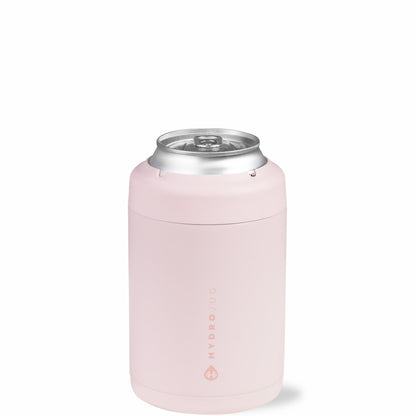 HYDROJUG Exclusive | HydroJug Can Cooler 12oz - 2-in-1 Insulated Standard Can Cooler, Screw-Top Lock – Pink Sand