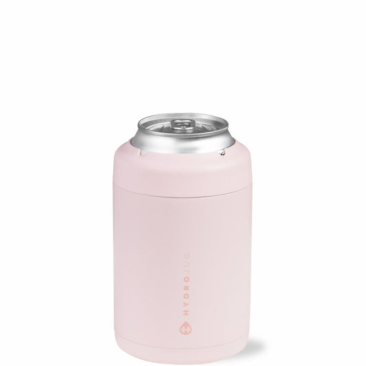 HYDROJUG Exclusive | HydroJug Can Cooler 12oz - 2-in-1 Insulated Standard Can Cooler, Screw-Top Lock – Pink Sand