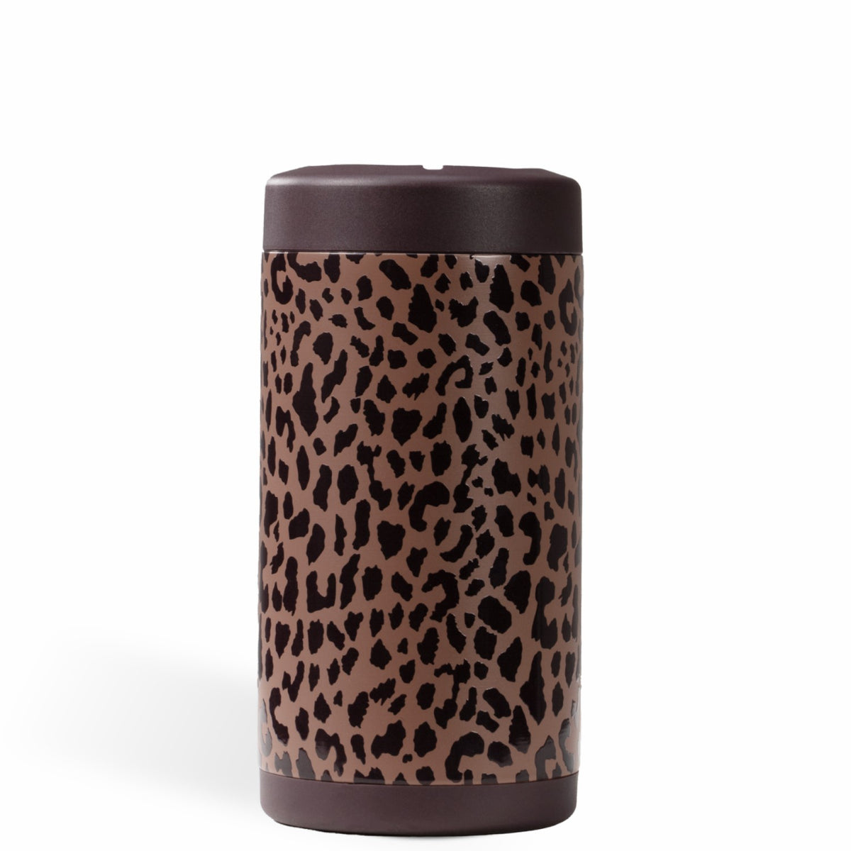 HYDROJUG Latest | HydroJug Can Cooler 16oz - 2-in-1 Insulated Tallboy Can Cooler, Screw-Top Lock – Brown Leopard