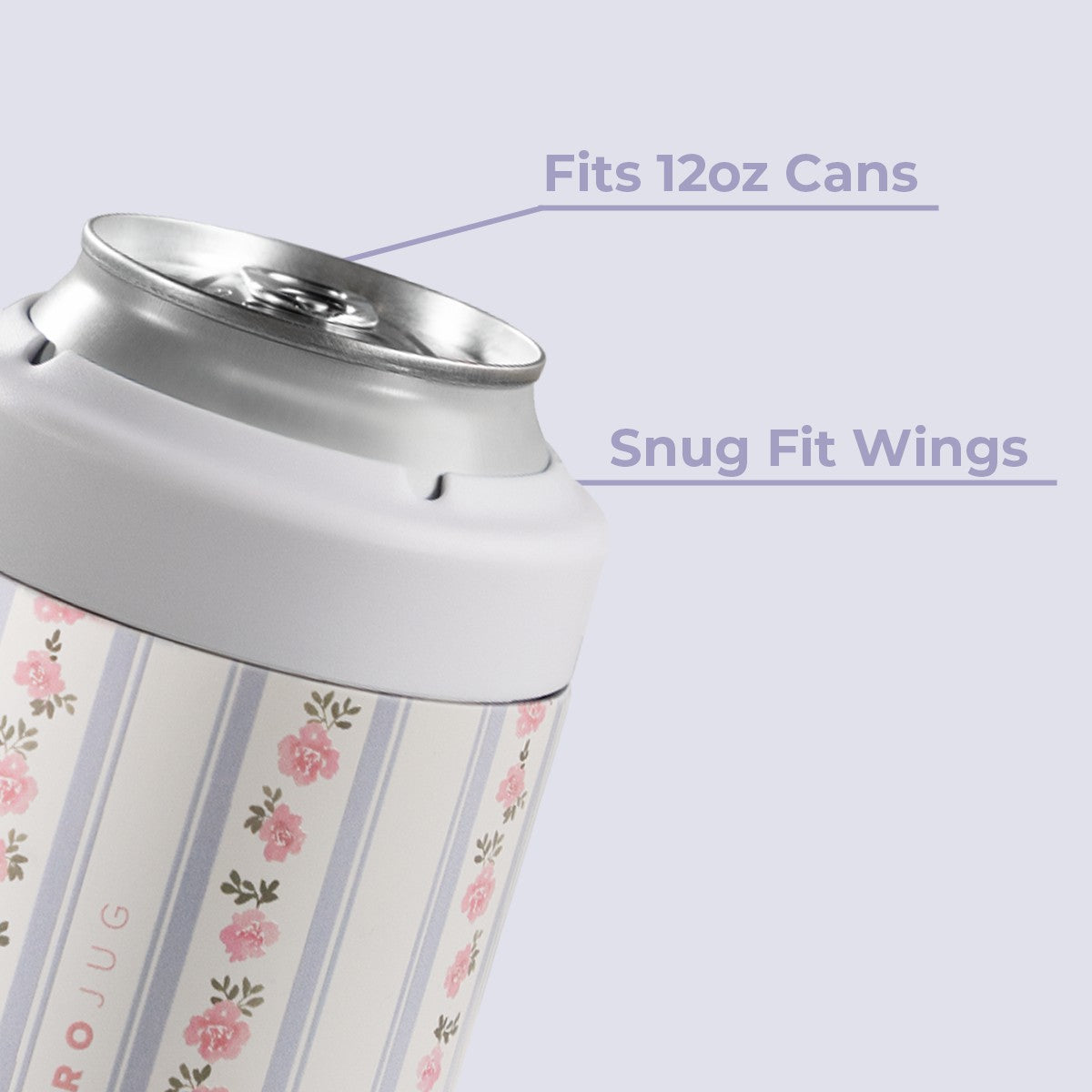 HYDROJUG Trending | HydroJug Can Cooler 12oz - 2-in-1 Insulated Standard Can Cooler, Screw-Top Lock – Primrose